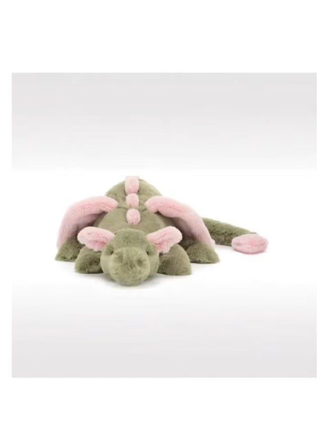 جيليكات 50 سم لعبة دمية لطيفة وناعمة من سلسلة التنين السماوي - خضراء ووردية - Image 2