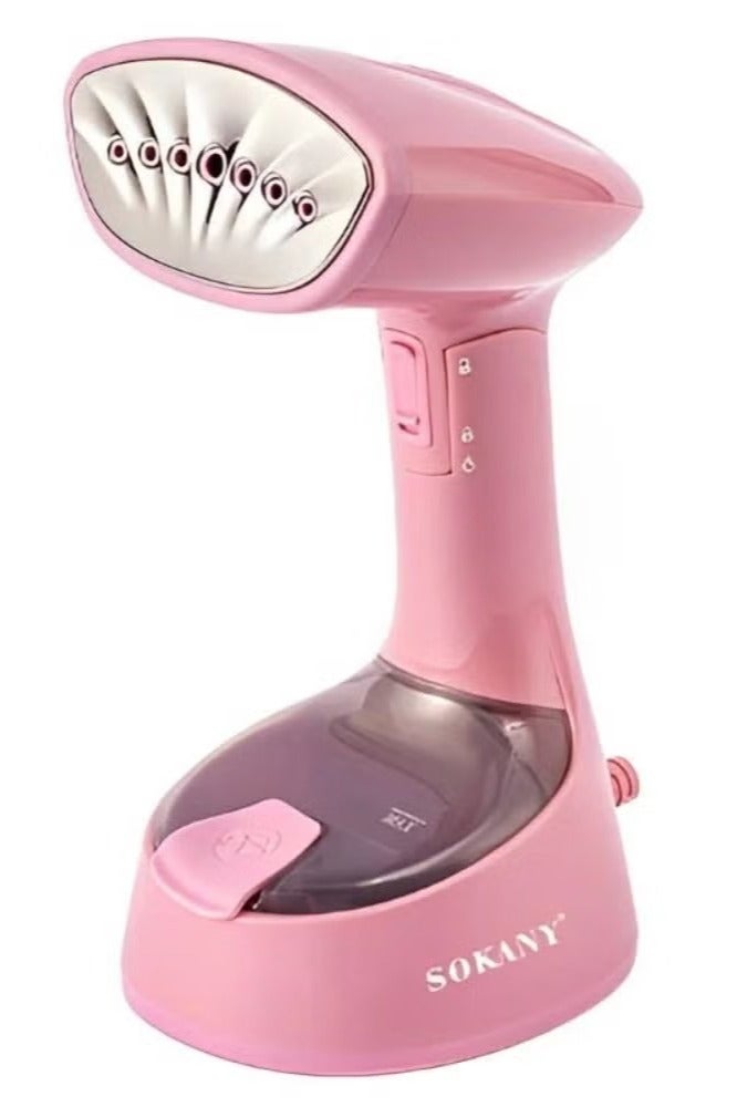 سوكاني مكواة بخار صغيرة محمولة خفيفة الوزن من الفولاذ المقاوم للصدأ، خزان مياه كبير وقابل للفصل، بخار قوي مستمر - Image 1