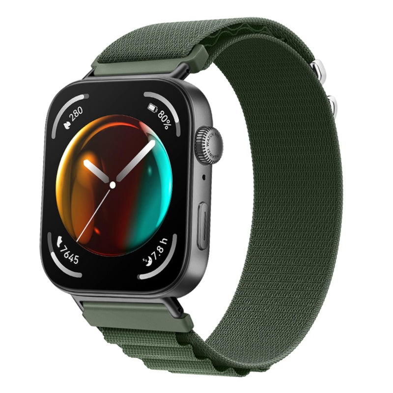 NESLIN Alpine Loop Nylon Band Compatible with Huawei Watch Fit 3 (2024) – Breathable Sports Strap for Men & Women - Image 2