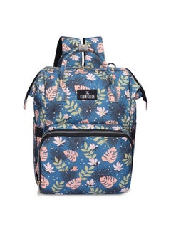 THE CLOWNFISH Baby On Board Series Multipurpose Diaper Bag;Backpack;Nappy Bag;Handbag;Maternity Bag For Baby Essentials With Bottle Organizer & Tissues Dispensing Pocket In Polyester (Cerulean Blue)  - Image 2