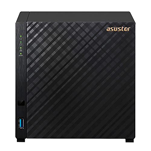 Asustor Drivestor 4 AS1104T - 4 Bay NAS, 1.4GHz Quad Core, Single 2.5GbE Port, 1GB RAM DDR4, Network Attached Storage, Personal Private Cloud (Diskless) - Image 2