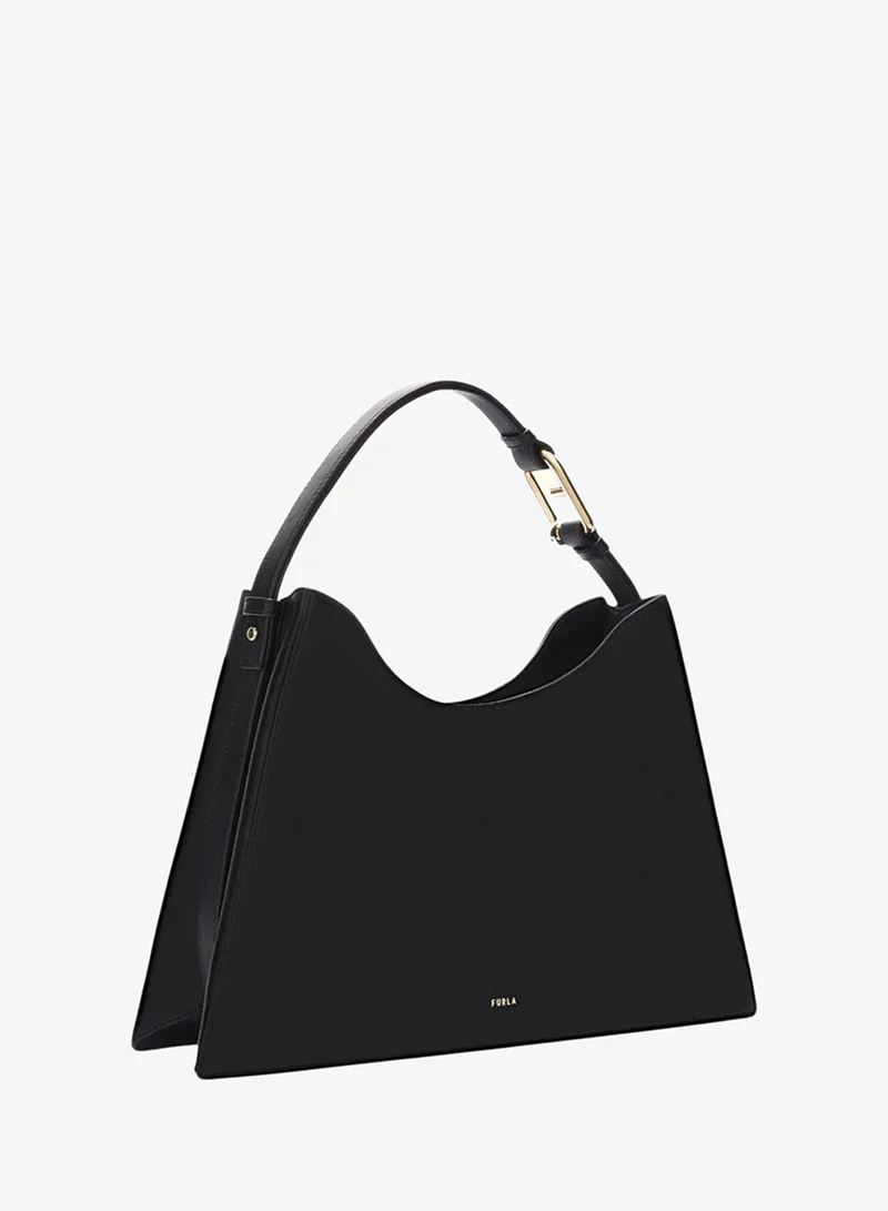 Furla Nuvola Black Hobo Bag - Large