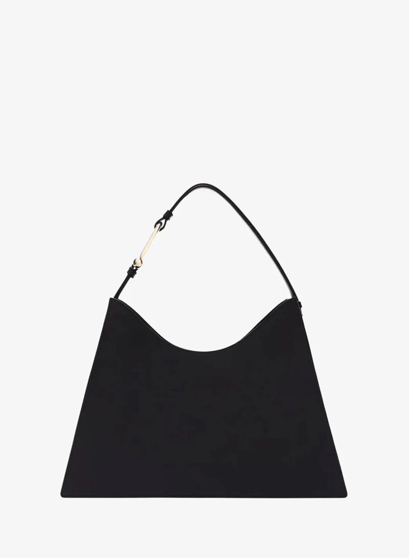 Furla Nuvola Black Hobo Bag - Large