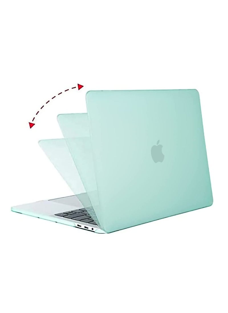 Other Manufacturer - MacBook Air 13 inch Case 2022/2021/2020/ 2019/2018 Release A2337 M1 A2179 A1932 Retina Display with Touch ID Protective Plastic Hard Shell Case Cover Green - Image 1