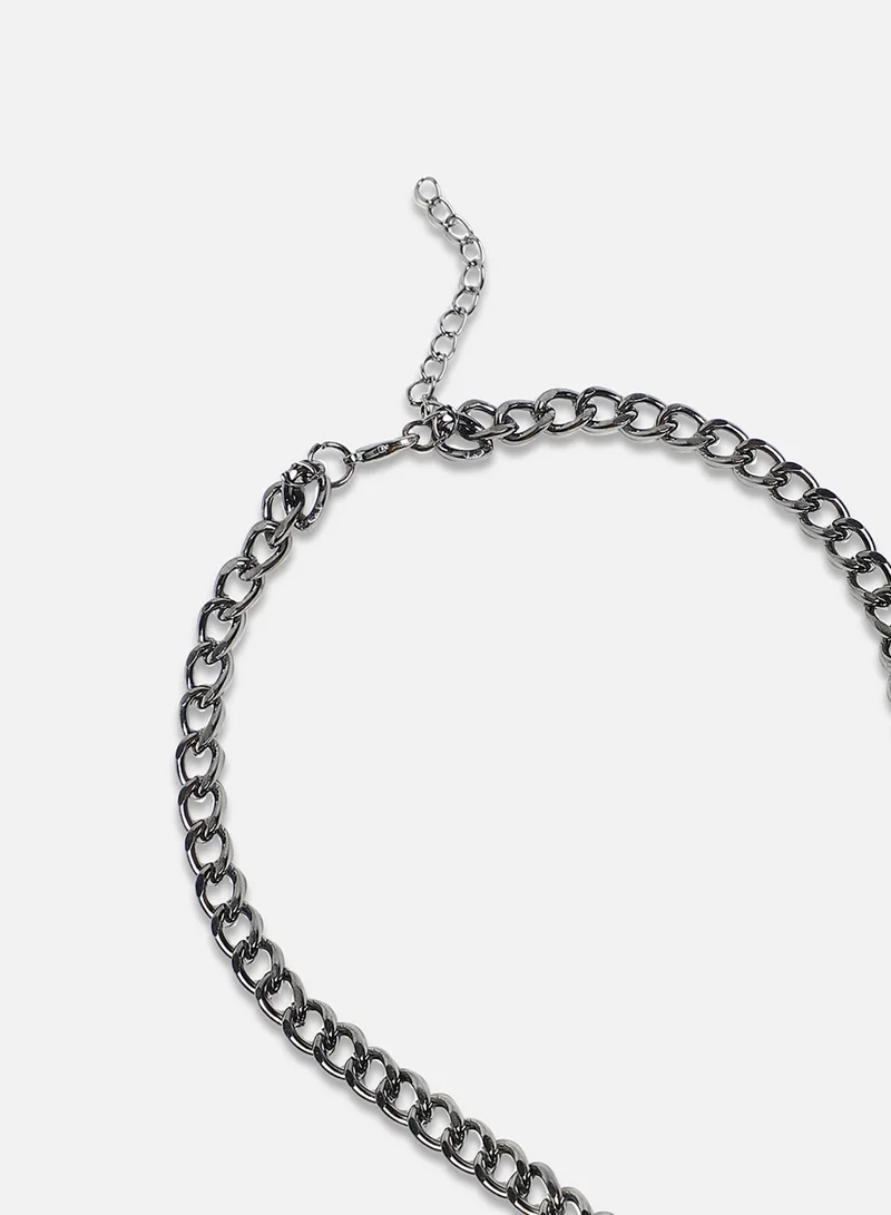 Sohi  Crystal Crescendo Collar Artificial Necklace Jewellery for Women | Best Price UAE