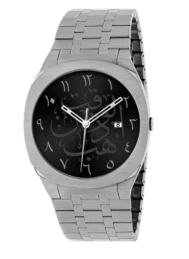 Rivoly A modern men's watch, Steel, with Arabic Numbers 