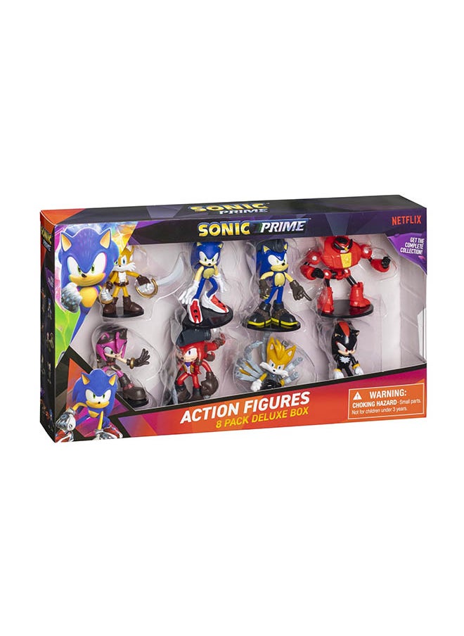SONIC Figure Action Deluxe Box 3-Inches, 8-in-1 Pack Assorted 1 Piece (Style & Color May Vary) | Collectible Figure | Action Figure | Perfect Gift for Kids and Collectors  - Image 1
