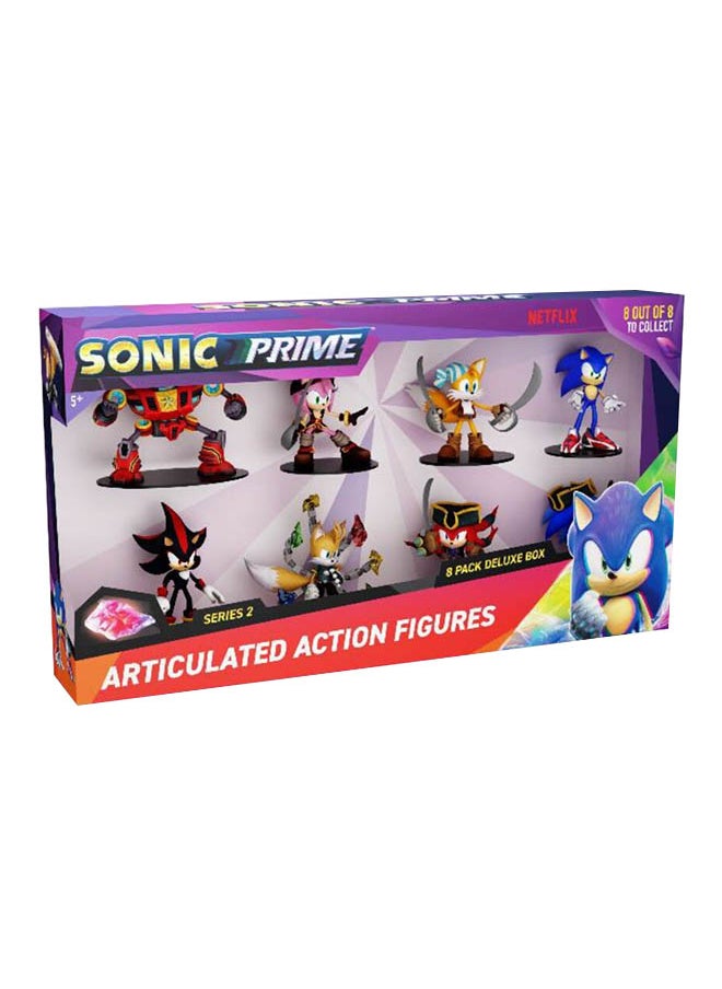 SONIC Figure Action Deluxe Box 3-Inches, 8-in-1 Pack Assorted 1 Piece (Style & Color May Vary) | Collectible Figure | Action Figure | Perfect Gift for Kids and Collectors  - Image 2