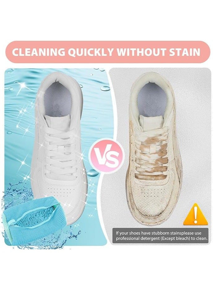 Shoe Cleaning Bag, Shoe Washing Bag for Washing Machine and Dryer, Sneaker Washing Bag for 360° Cleaning White Shoes, Reusable, Suitable for Most Shoes and Sizes (Blue, 2 PCS) - Image 4