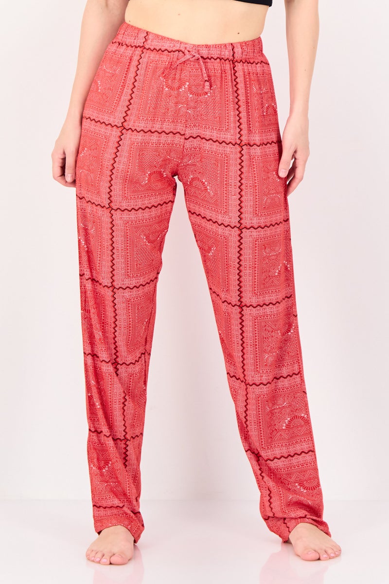 zivame Coucou x Zivame Women Allover Print Drawstring Pajama Pant, Multicolor - Image 1