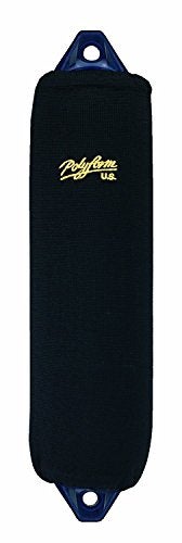 Polyform EFC2 Black Boat Fender Cover Fits F2 HTM2 G5 Boat Fenders