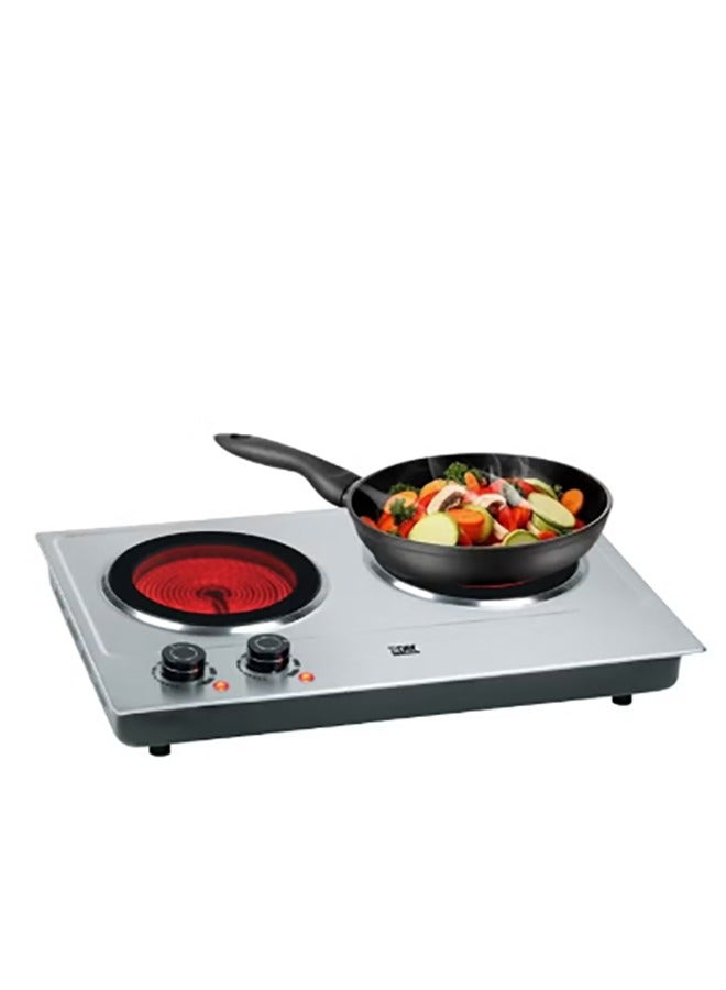 إكسبير موقد كهربائي 2 شعلة 2400 واط سيراميك | XPHP-901-24 - Image 2