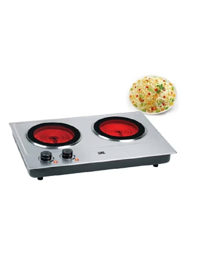 إكسبير موقد كهربائي 2 شعلة 2400 واط سيراميك | XPHP-901-24 - Image 3