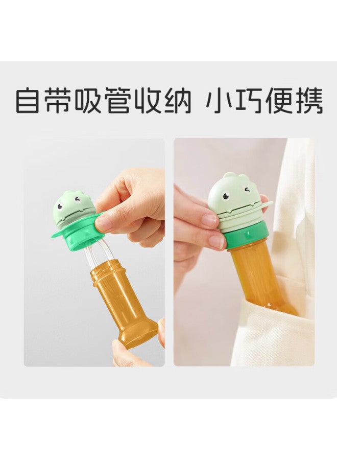 Doctor Ma Children's Mineral Water Straw Cap Conversion Head Portable Baby Drinking Water Artifact Beverage Bottle Conversion Mouth With Strap Pink - Image 4