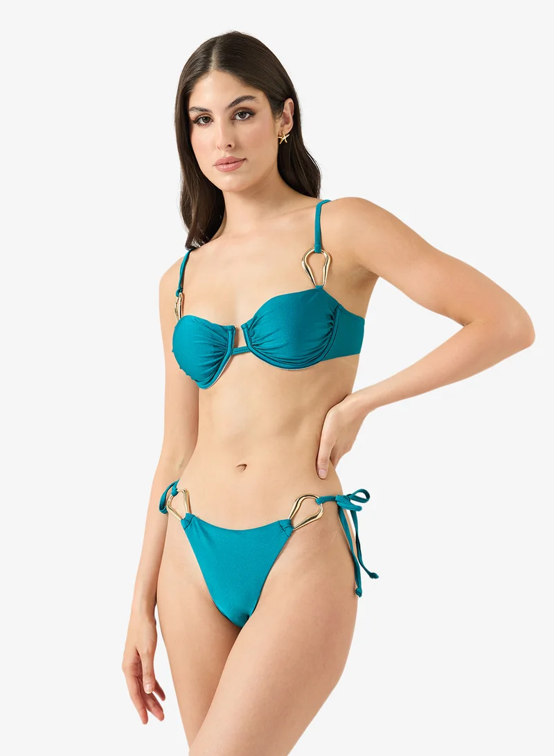 جينجر 2PC Bikin Gold Accent Set