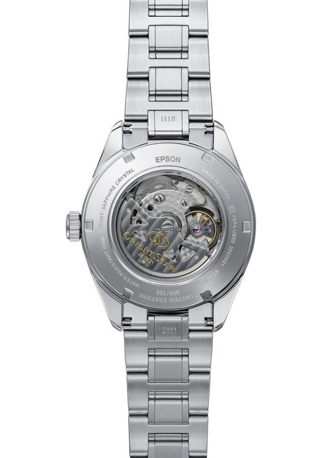 ORIENT Men Star Limited Edition Keshiki Men's Watch RE-AV0132L, 41mm Open Heart Blue Dial, Stainless Steel Bracelet, 100M WR - Image 3