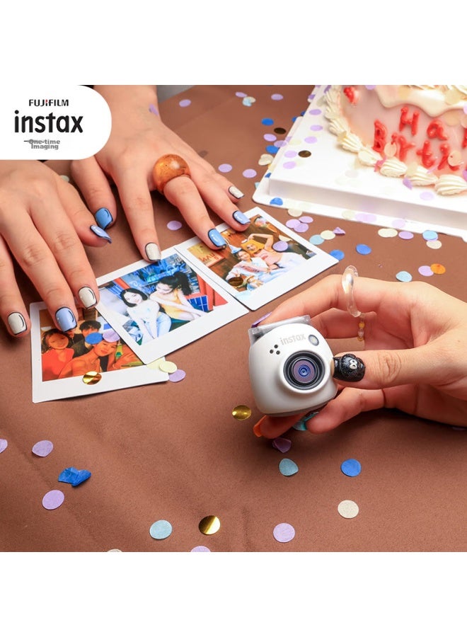 Instax Fuji Instax Instant Camera, Ccd Smart Camera, Pal, Snow White, Single Unit - Image 1