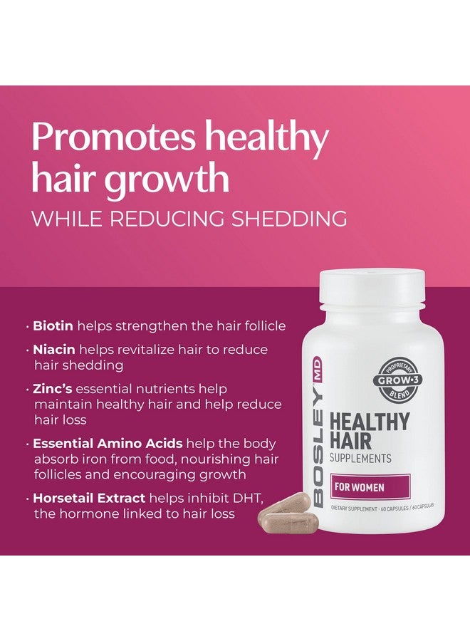 BOSLEYMD Women'S Hair Growth Supplement (2 Month Supply) - Image 3