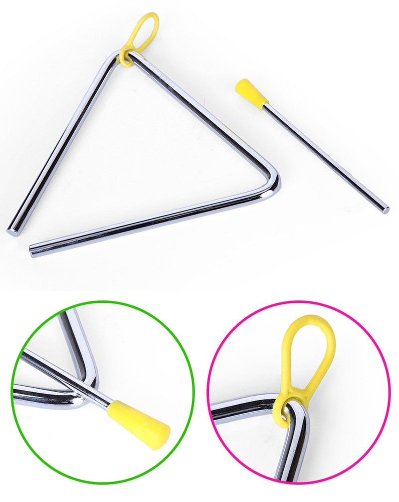 yueton 5" Musical Steel Triangle with Striker - Image 2