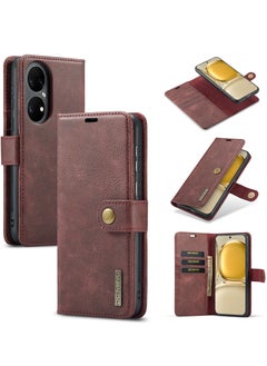 Generic For Huawei P50 Pro  Crazy Horse Texture Flip Detachable Magnetic Leather Case with Holder & Card Slots & Wallet  - Image 1