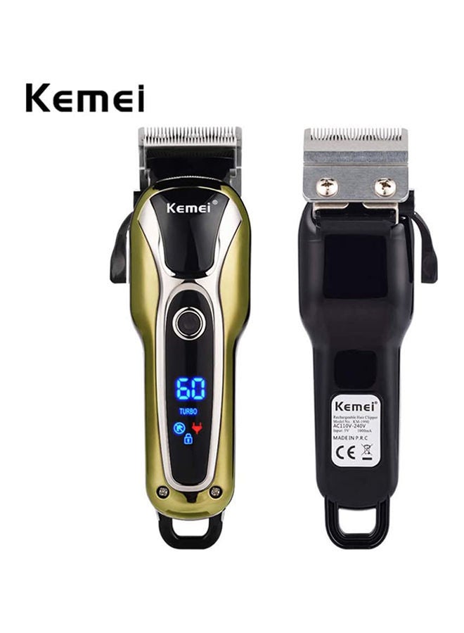 Kemei Km-1990 5 In 1 Electric Rechargeable Professional Trimmer Black 18.5x5.5cm - Image 2