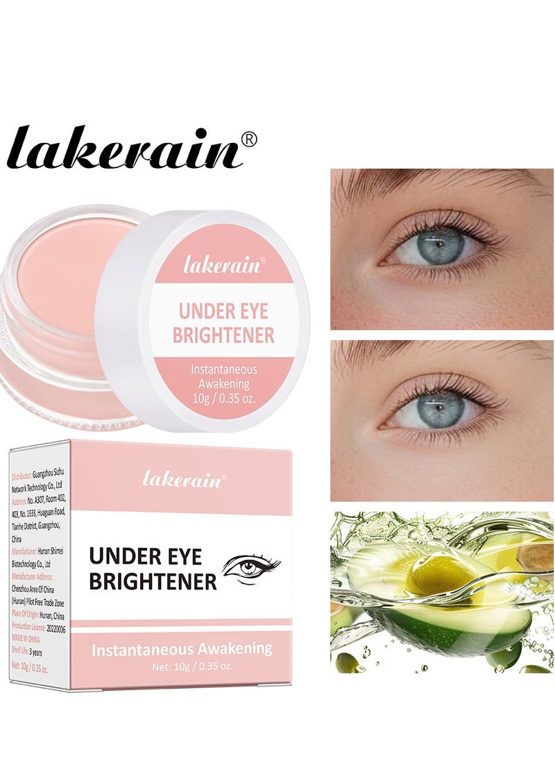 lakerain - Under Eye Brightener Cream, Eye Care, Nude, Nourishing, Express Result, Brightening, Natural, Shimmering, Vegan, Perfume, Parabens 10g - Image 1