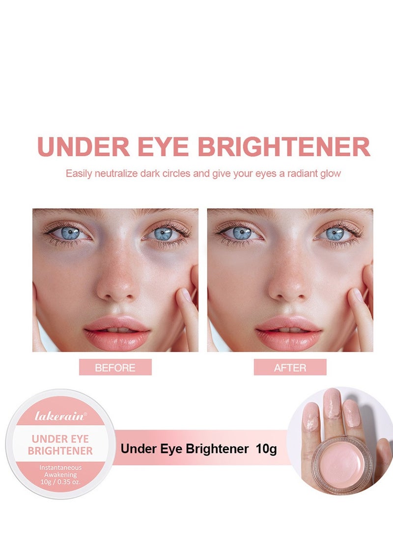 lakerain - Under Eye Brightener Cream, Eye Care, Nude, Nourishing, Express Result, Brightening, Natural, Shimmering, Vegan, Perfume, Parabens 10g - Image 1