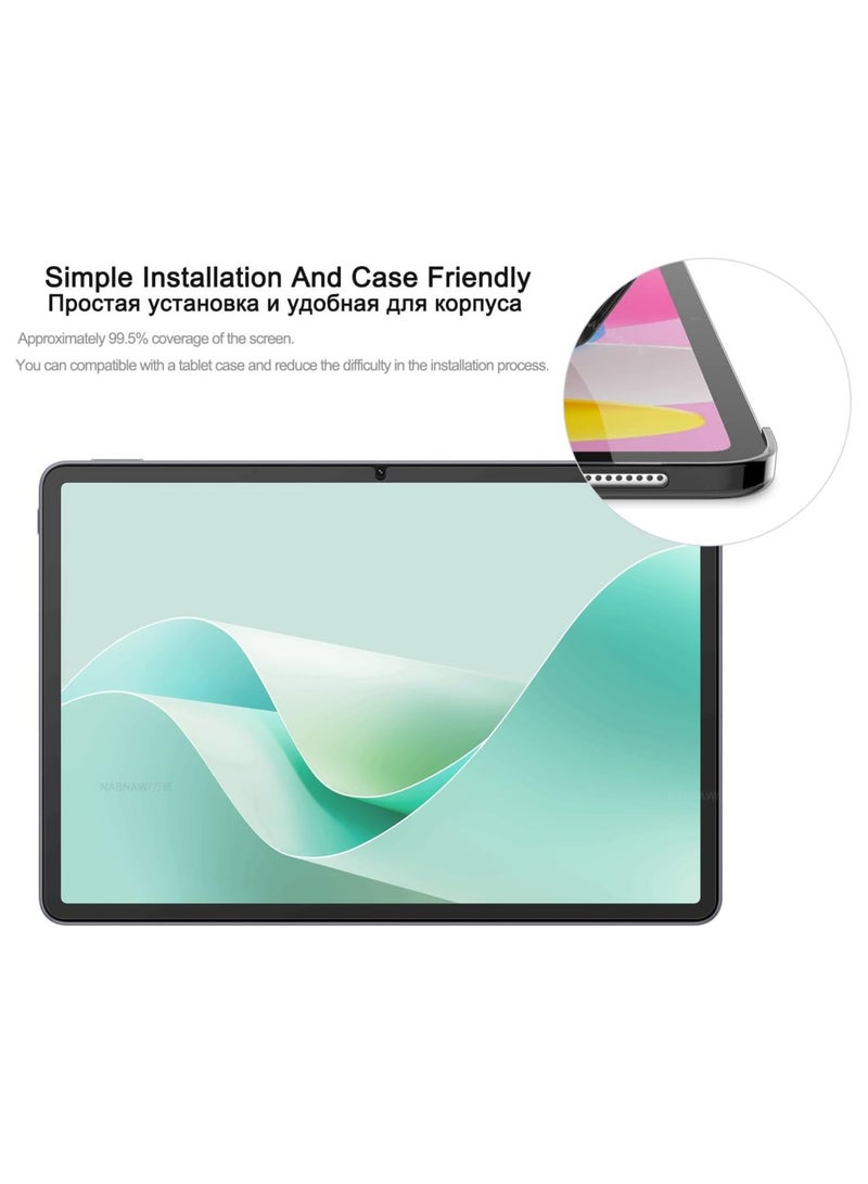 2 Pack Tempered Glass Compatible with Huawei MatePad 11.5S 2024 (DMG-W00 TGR-W10) Screen Protector,Ultra Resistant,Anti-Fingerprints,HD-Clear,Full Coverage Tablet Film - Image 4