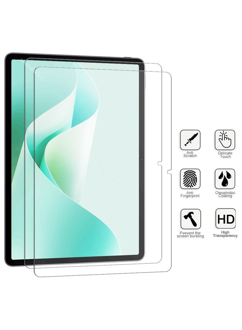 2 Pack Tempered Glass Compatible with Huawei MatePad 11.5S 2024 (DMG-W00 TGR-W10) Screen Protector,Ultra Resistant,Anti-Fingerprints,HD-Clear,Full Coverage Tablet Film - Image 2