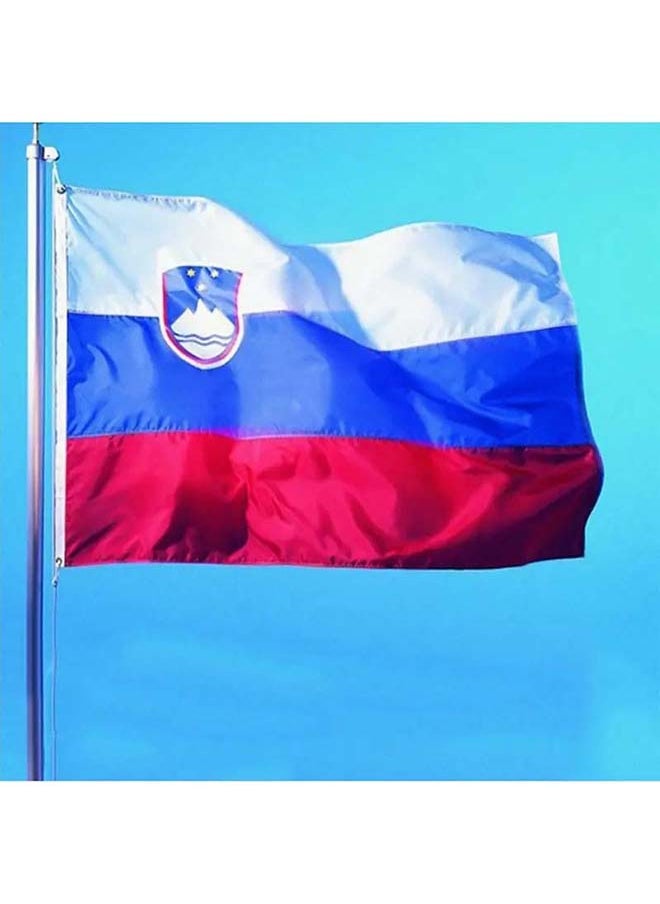 THE BABA Slovakia Flag 2'X3' (60X90Cm) For Euro 2024 - Good Quality - Indoor And Outdoor Use  - Image 2