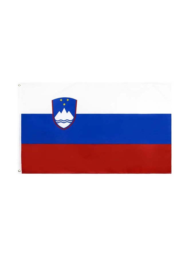 THE BABA Slovakia Flag 2'X3' (60X90Cm) For Euro 2024 - Good Quality - Indoor And Outdoor Use  - Image 1