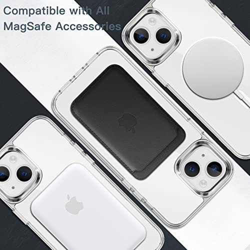 ZedGear for iPhone 14 Case Cover Compatible with Magsafe Anti Yellow Silicone Clear Shockproof Scratch Resistant Protective Phone Soft Silicone Slim Cover for iPhone 14 (Transparent) - Image 4