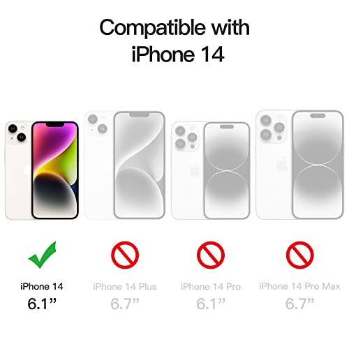 ZedGear for iPhone 14 Case Cover Compatible with Magsafe Anti Yellow Silicone Clear Shockproof Scratch Resistant Protective Phone Soft Silicone Slim Cover for iPhone 14 (Transparent) - Image 2