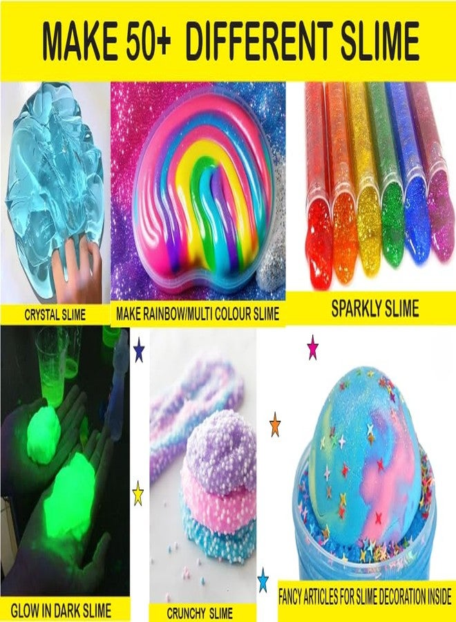 Mighty Junior's New Mega Slime kit |Pack of 70+ Unique Making slimes|Toys for Kids Ages 4-15 Years| Monster,Butter, Unicorn, Ice-Cream, Crystal Slime Kit |Birthday Gifts and Toys for Boys and Girls| - Image 3