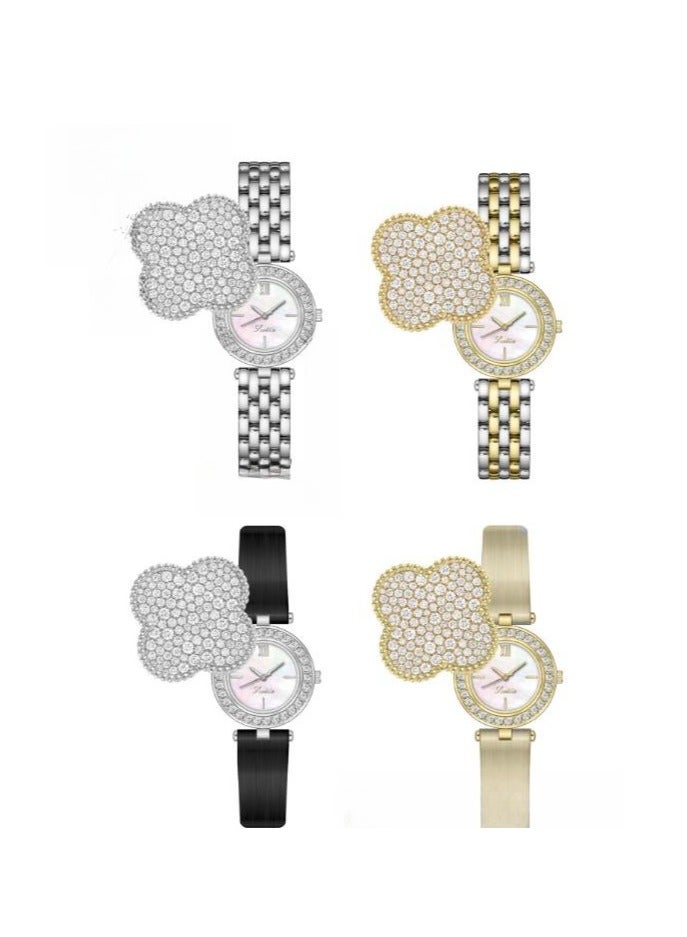 Scotties Women's Watch With Rotatable Steel Strap And Full Diamond Cover, Featuring High Looks For Women  - Image 5