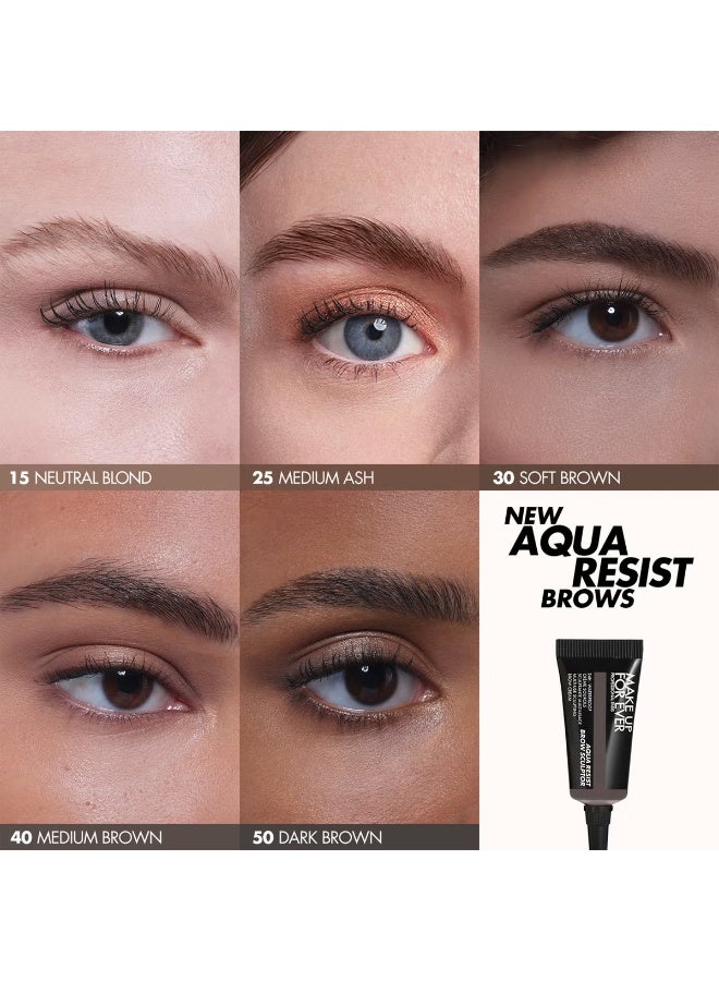 MAKE UP FOR EVER Aqua Resist Brow Sculptor Kit - 30 - Soft Brown - Image 3