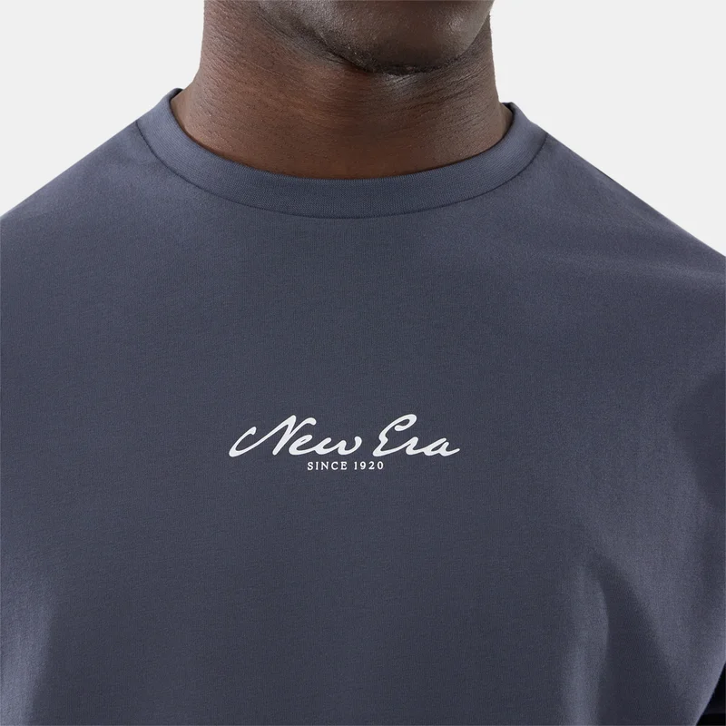 New Era Grey Men's Graphic T-Shirt for Men | Best Price UAE