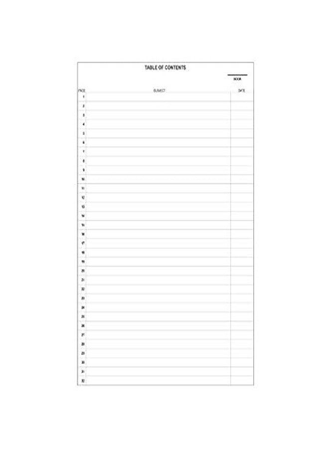 BookFactory Blue Engineering Notebook/Graph Paper Notebook 168 Pages (.25” Lab Grid Format), 8 7/8'' x 11 1/4'', Blue Cover, Section Sewn Hardbound (Made in USA) - Image 5