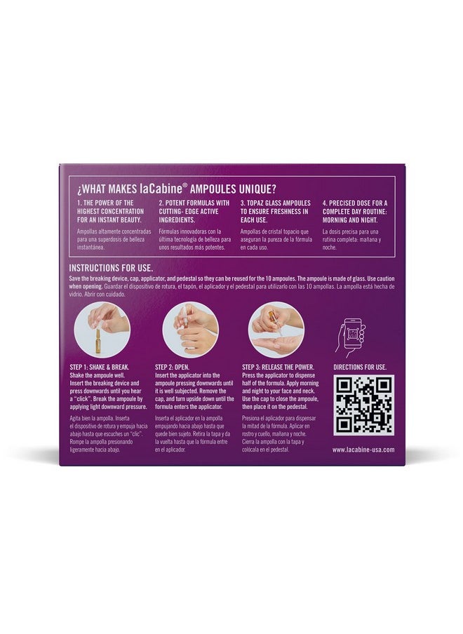 La Cabine - Lacabine Collagen Boost Ampoule Serum To Fight Loss Of Structure And To Reduce The Appearance Of Deep Wrinkles And Signs Of Aging With Pure Collagen - Image 1