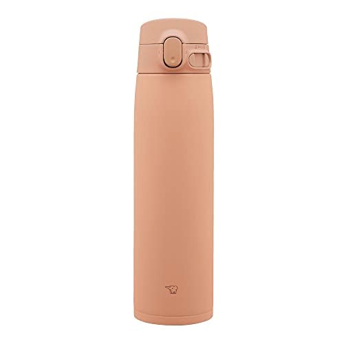 Zojirushi SMVA72TM Water Bottle OneTouch Stainless Steel Mug Seamless 243 fl oz 720 ml Pale Taupe - Image 1