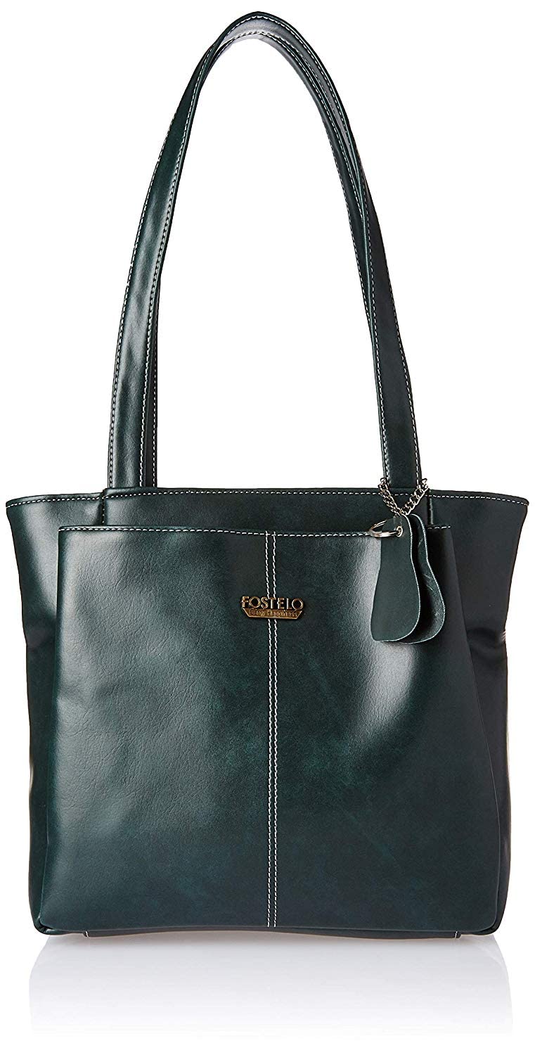 Fostelo Women's Florence Satchel Tote Handbag for Women | Ladies Purse | Stylish Shoulder Bag | Gift For Women | Green - Image 1