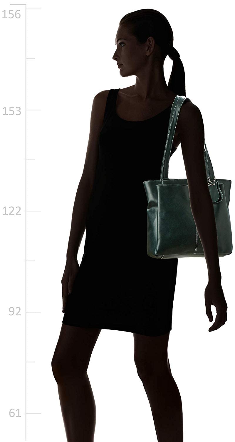 Fostelo Women's Florence Satchel Tote Handbag for Women | Ladies Purse | Stylish Shoulder Bag | Gift For Women | Green - Image 2