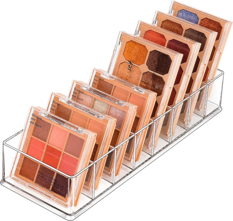 JessLab JessLab Acrylic Organizer, 8 Cube Sections Makeup Organizer for Drawer, Makeup Organizer for Vanity, Countertop, Bathroom, Kitchen and Cabinet Storage 