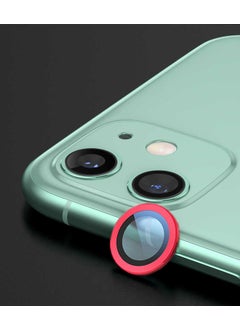 iPhone 12 Compatible Zore Cl-01 Camera Lens Protector-Red