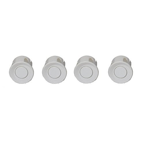 EKYLIN Car Auto Vehicle Reverse Backup Sensors System with 4 Parking Sensors Distance Detection + LED Distance Display + Sound Warning (White Color) - Image 2