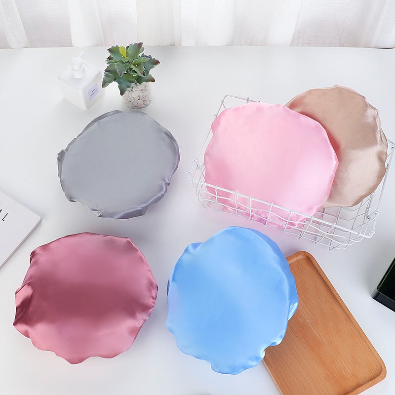 Yaling 9901 Sale Light Luxury Style Selling Pvea Ladies Double Layer Thickened Waterproof Bath Cap Bath Cap - Image 4