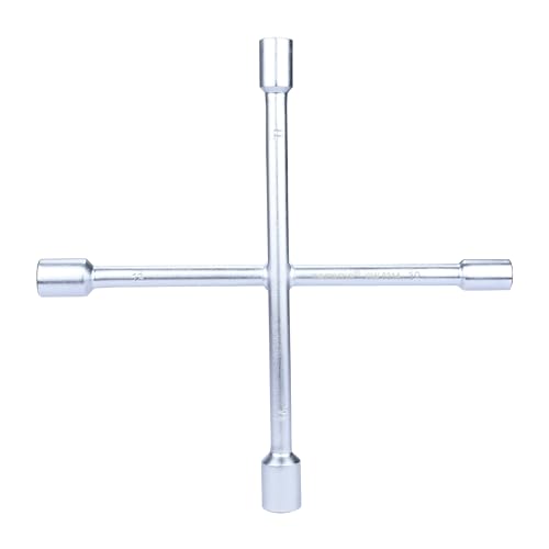 TAPARIA Steel Cross Rim Wrench CW0314 (Silver, 10 x 13mm, 11 x 14mm) - Image 1