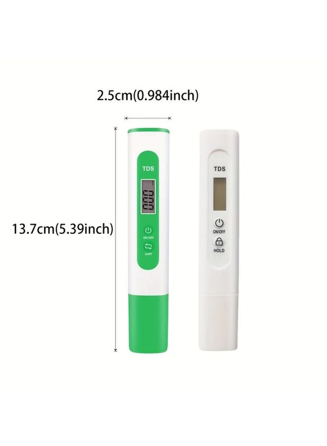 Pure White Digital LCD TDS Meter Water Quality Test Pen For Drinking Water Aquariums Pools - Image 3