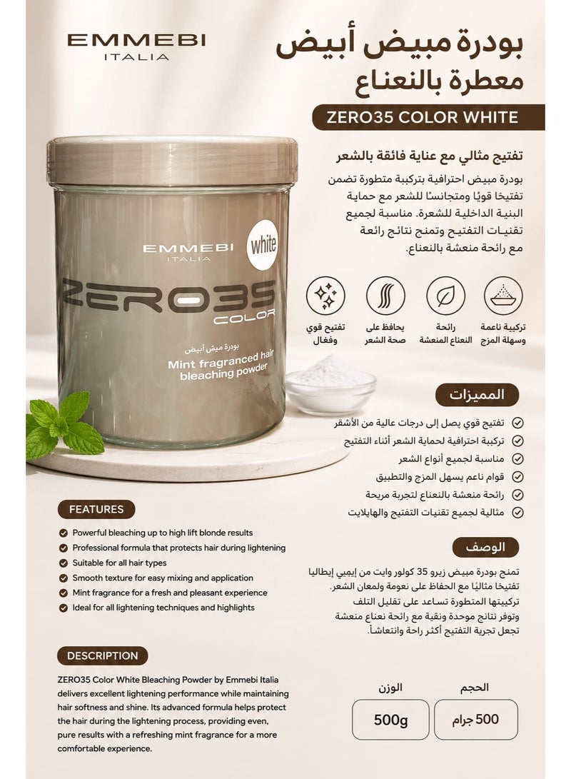 zero35 Zero 35 Professional Hair Bleaching Powder – 500g - Image 2