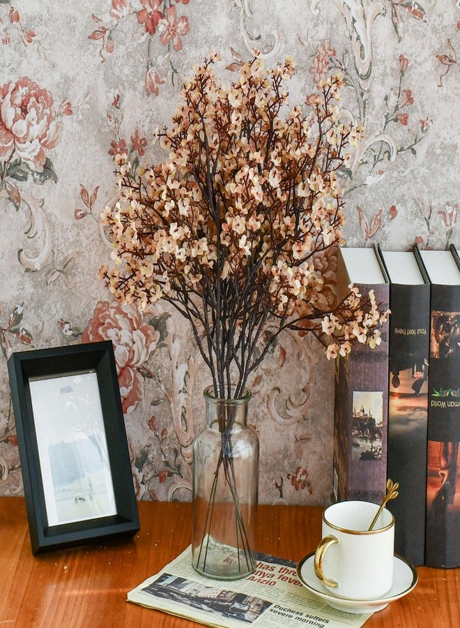 Mandy's 6 Bundles Light Brown Flowers Silk Baby's Breath Artificial Flowers 19.7" for Home Kitchen Wedding Party Decorations (Vase not Include) - Image 5